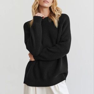 Jenni Kayne Cotton Fisherman Sweater